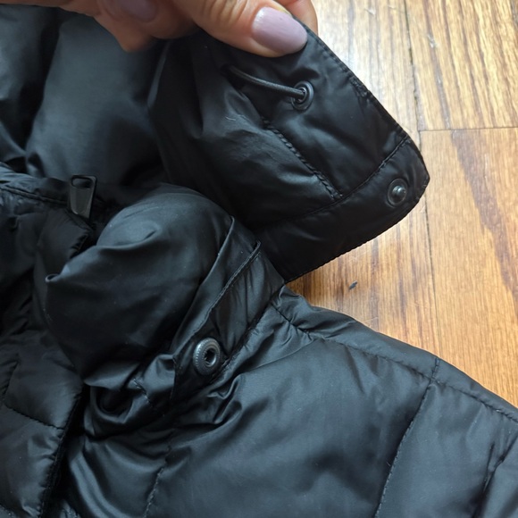 The North Face down quilted parka jacket winter coat in black size XS - Picture 6 of 16